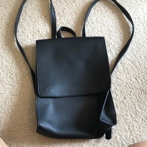 Simple Black Backpack F21